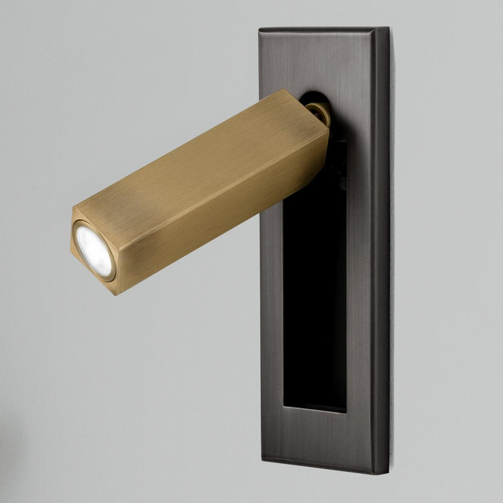 LED-Wandleuchte mit flexiblem Leselicht — Drehbarer Spot