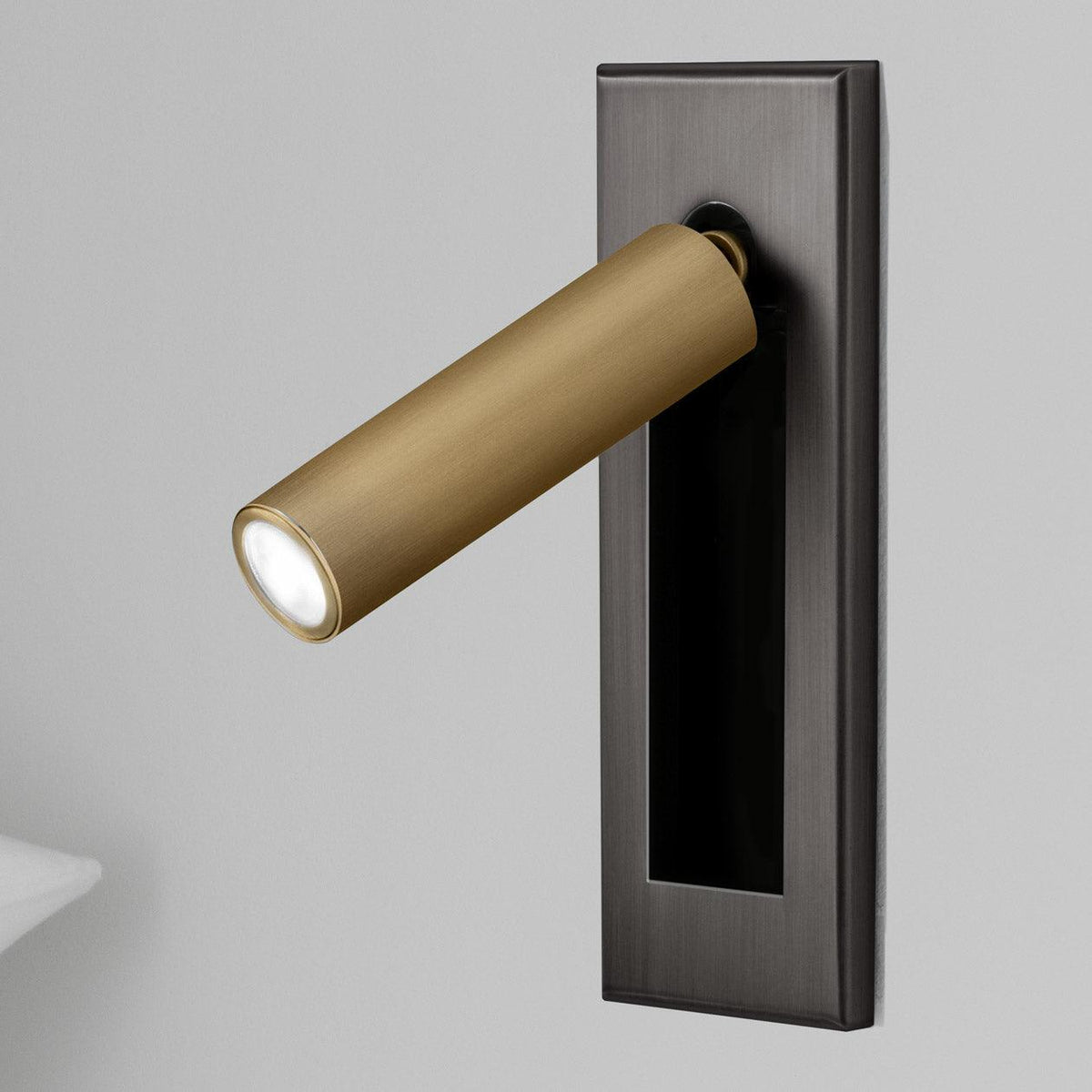 LED-Wandleuchte mit flexiblem Leselicht — Drehbarer Spot
