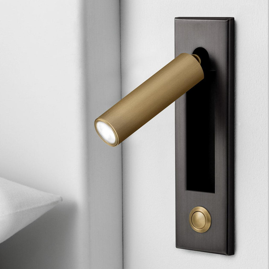 LED-Wandleuchte mit flexiblem Leselicht — Drehbarer Spot