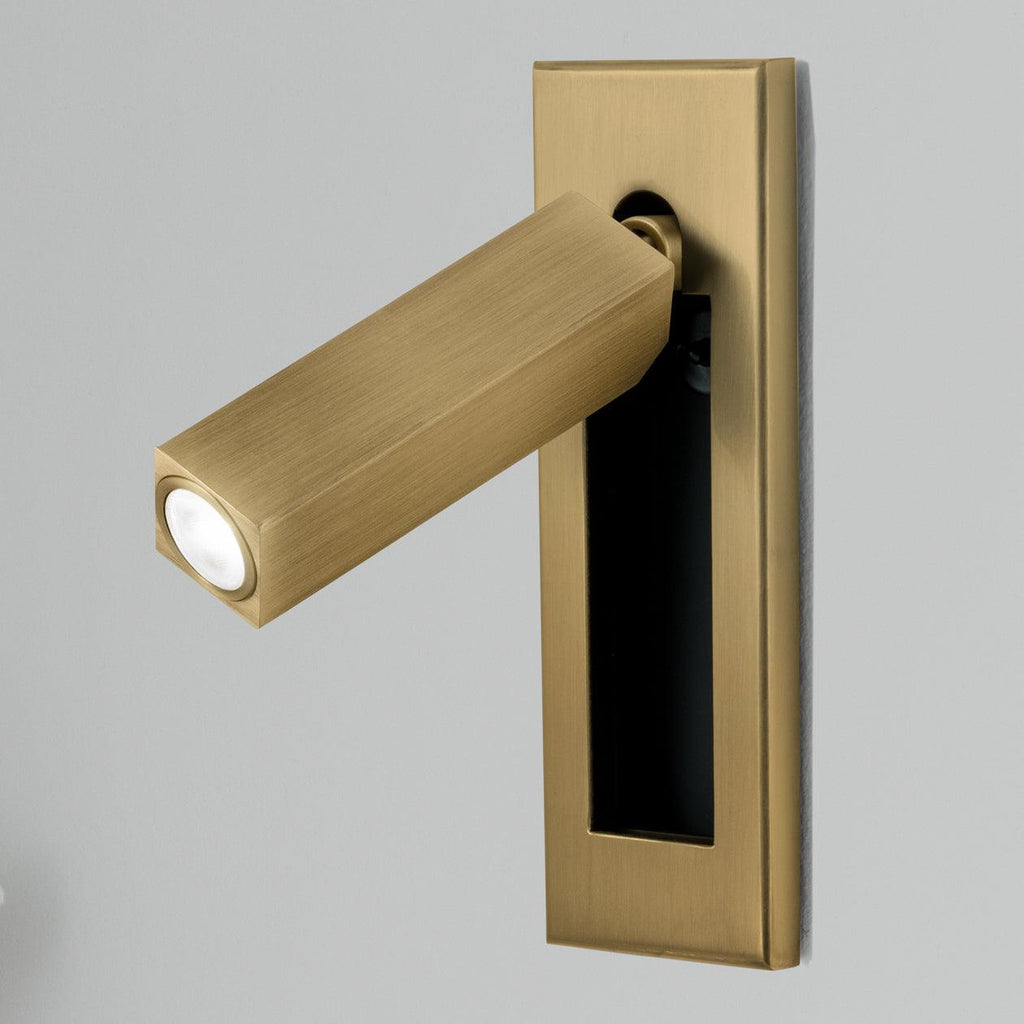 LED-Wandleuchte mit flexiblem Leselicht — Drehbarer Spot