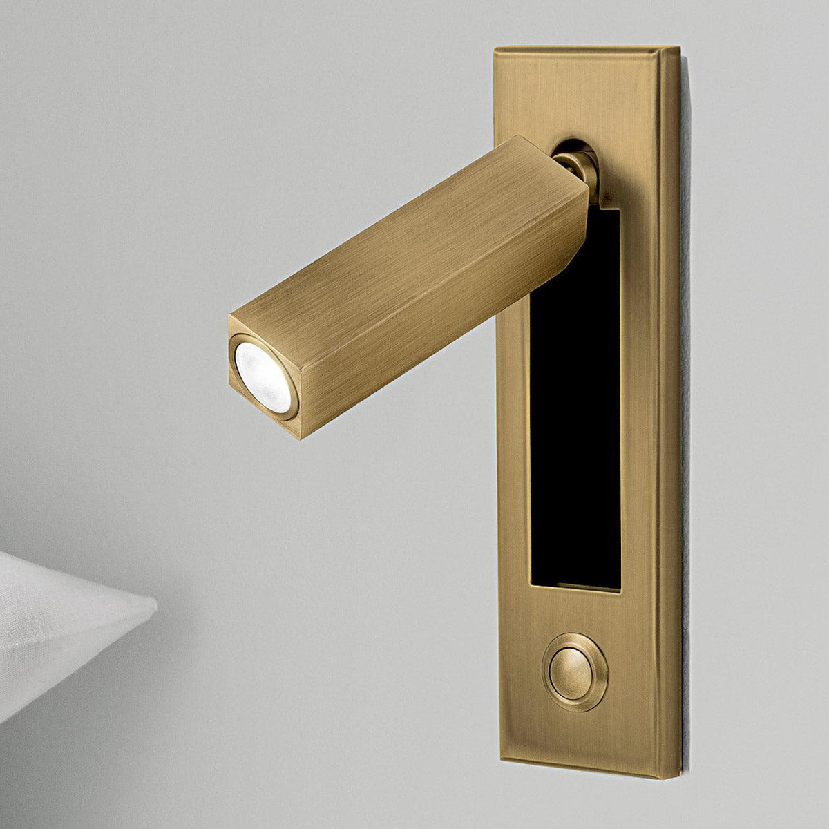 LED-Wandleuchte mit flexiblem Leselicht — Drehbarer Spot