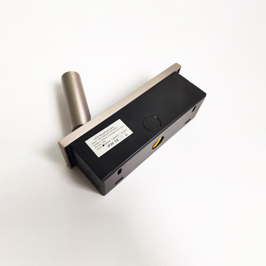 LED-Wandleuchte mit flexiblem Leselicht — Drehbarer Spot