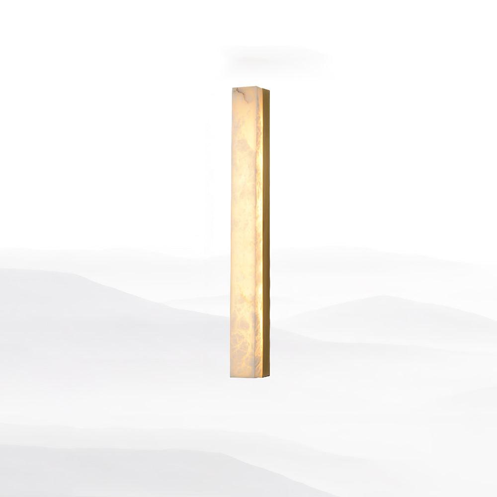Kristy Linear Brass  Alabaster Wall Lamp | ventumra