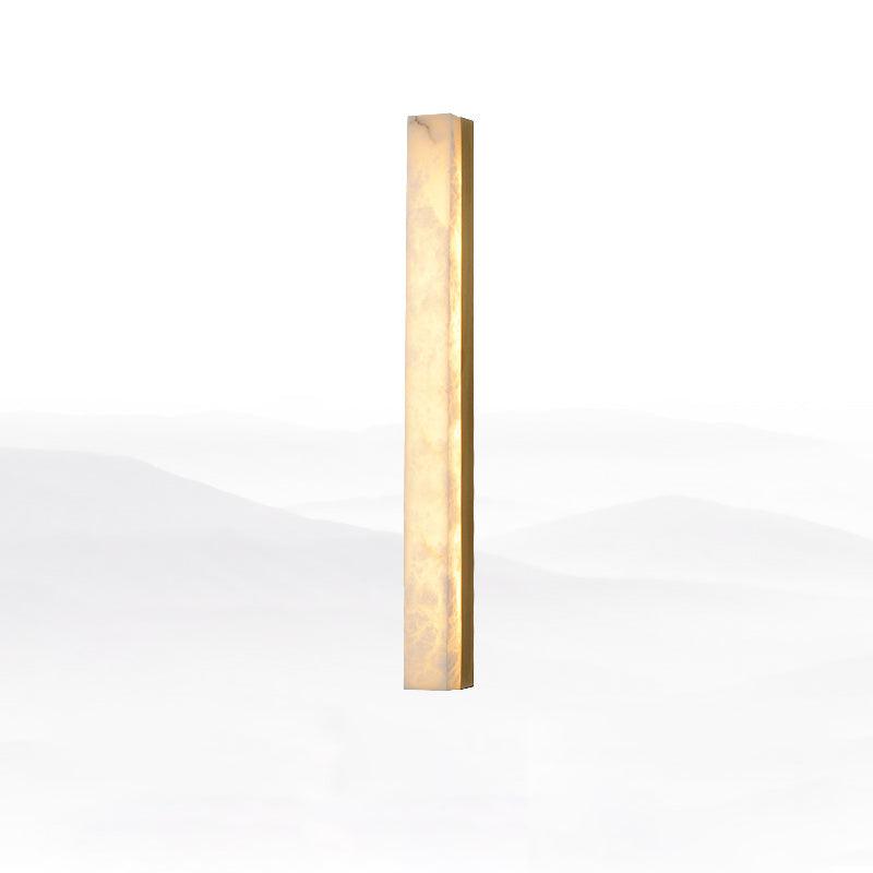 Isen Linear Brass Alabaster Wall Lamp | ventumra