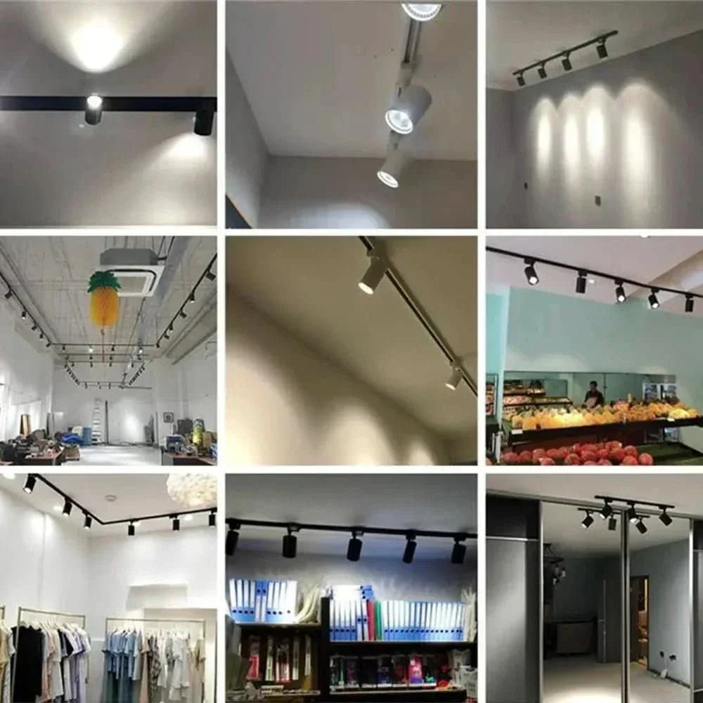 LED bodové světlo NovaGlow — otočný montážní držák, nastavitelný úhel svícení, COB pole