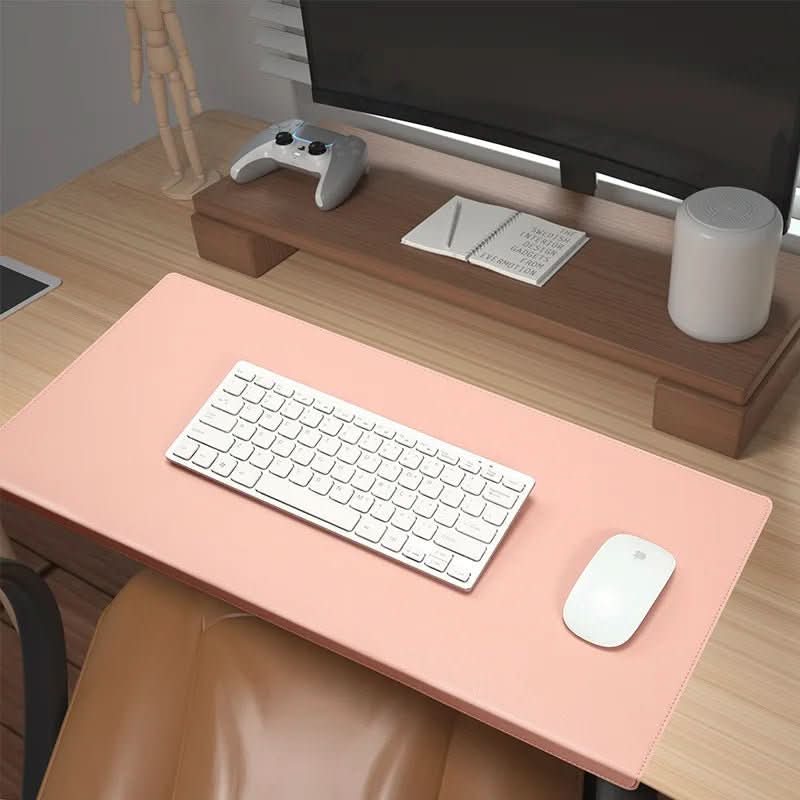 NimbusDesk Schreibtischunterlage aus Kunstleder – Ergonomisches Profil und Handgelenkstütze