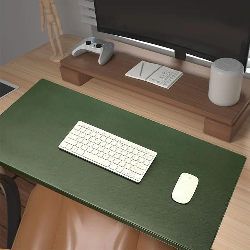 NimbusDesk Schreibtischunterlage aus Kunstleder – Ergonomisches Profil und Handgelenkstütze