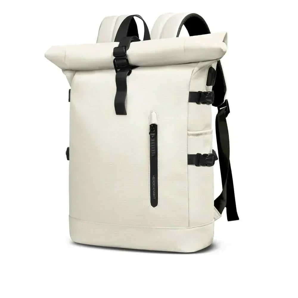 TrailMate Expandable Roll-Top Backpack — Large Capacity, Dedicated Laptop Compartment