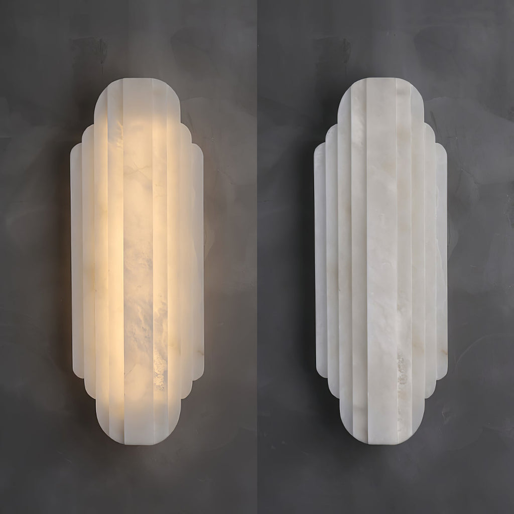 Avthaaris Art Deco Alabaster Wall Light | ventumra
