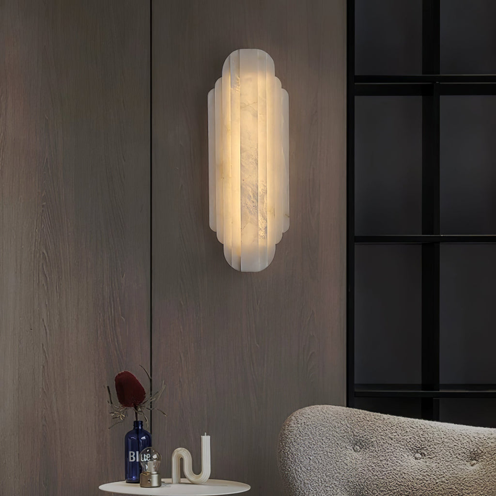 Avthaaris Art Deco Alabaster Wall Light | ventumra