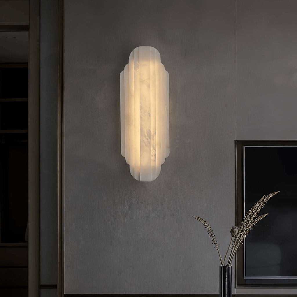 Avthaaris Art Deco Alabaster Wall Light | ventumra
