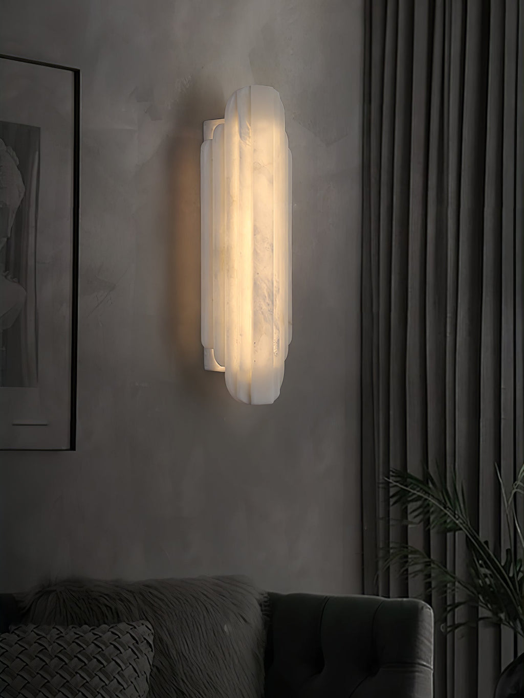 Avthaaris Art Deco Alabaster Wall Light | ventumra
