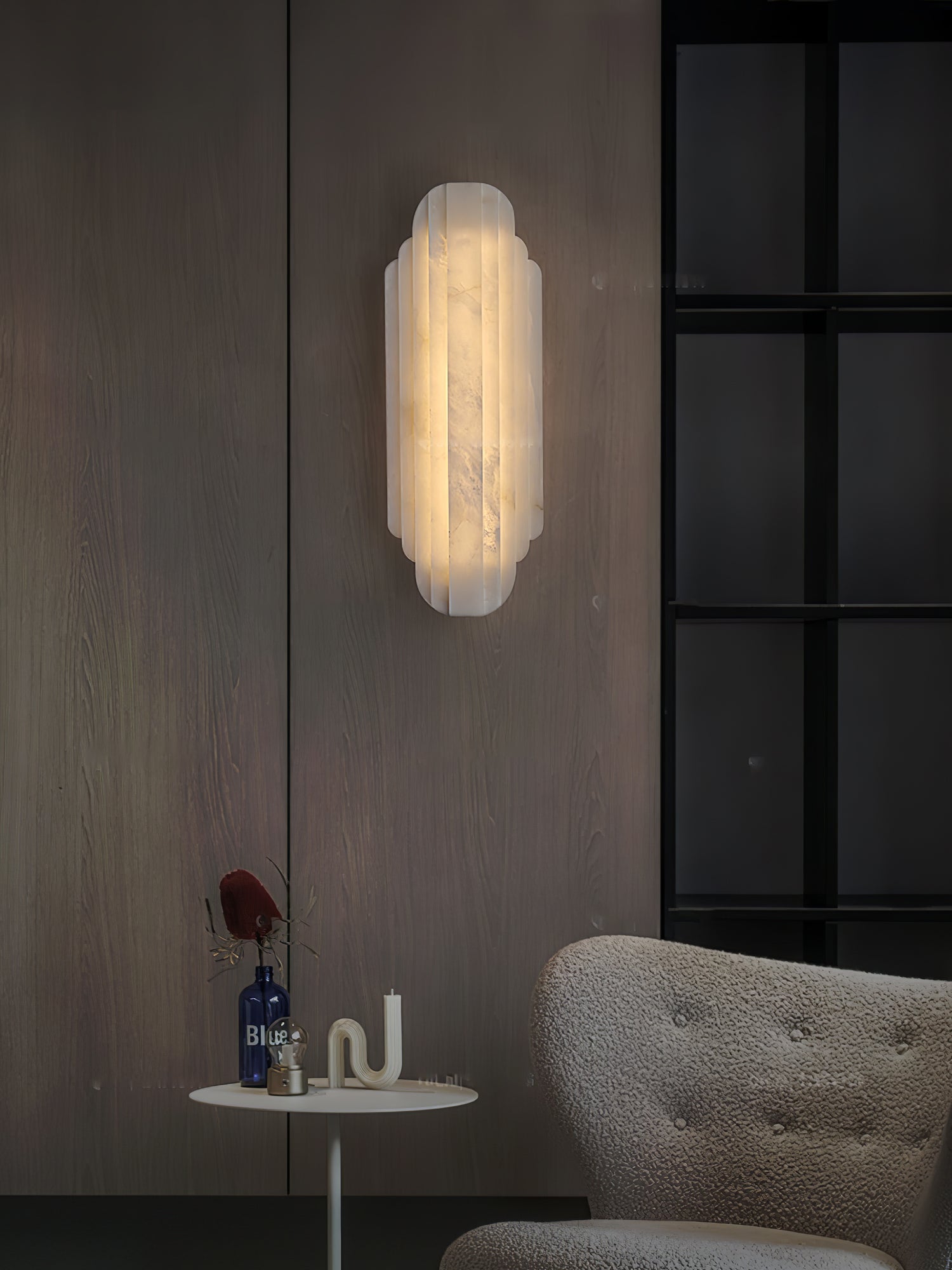 Avthaaris Art Deco Alabaster Wall Light | ventumra