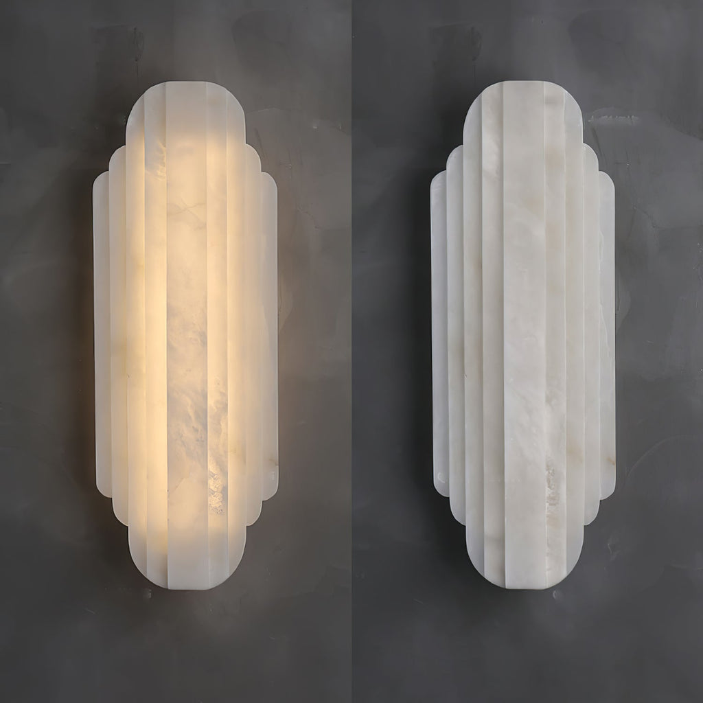 Avthaaris Art Deco Alabaster Wall Light | ventumra