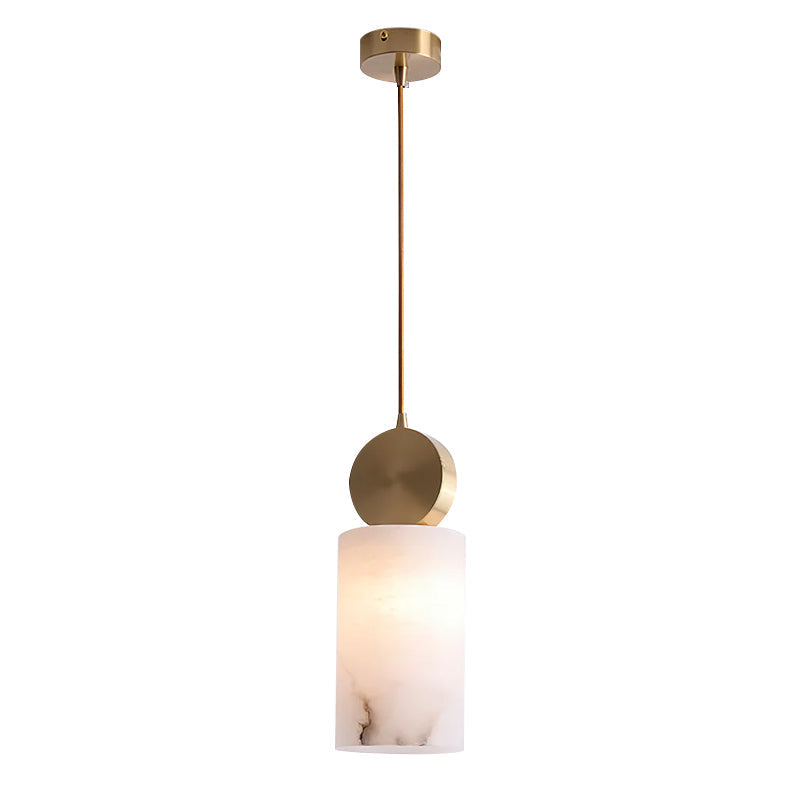 Etruscan Pendant Light Alabaster & Brass | ventumra