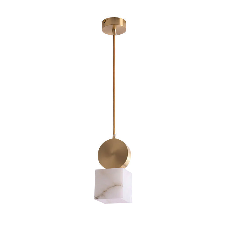 Etruscan Pendant Light Alabaster & Brass | ventumra
