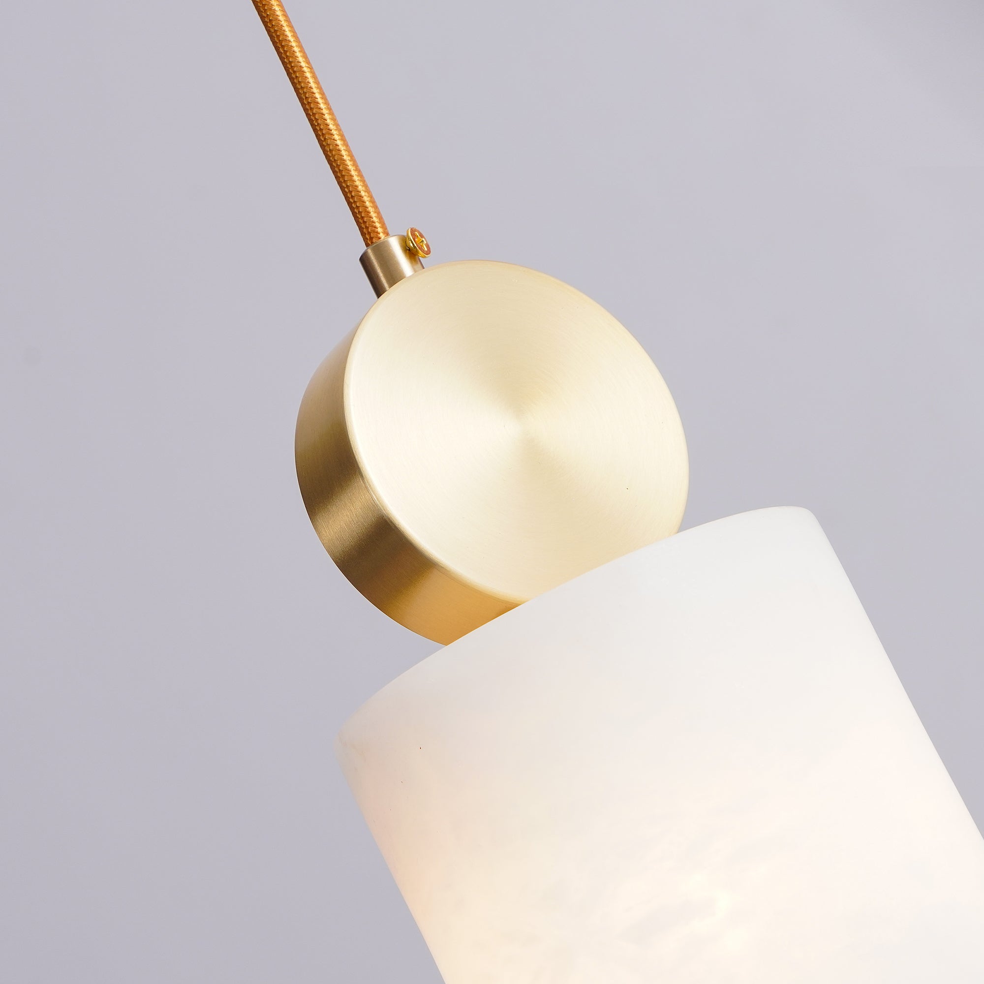 Etruscan Pendant Light Alabaster & Brass | ventumra