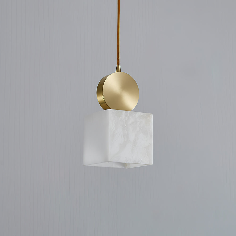 Etruscan Pendant Light Alabaster & Brass | ventumra