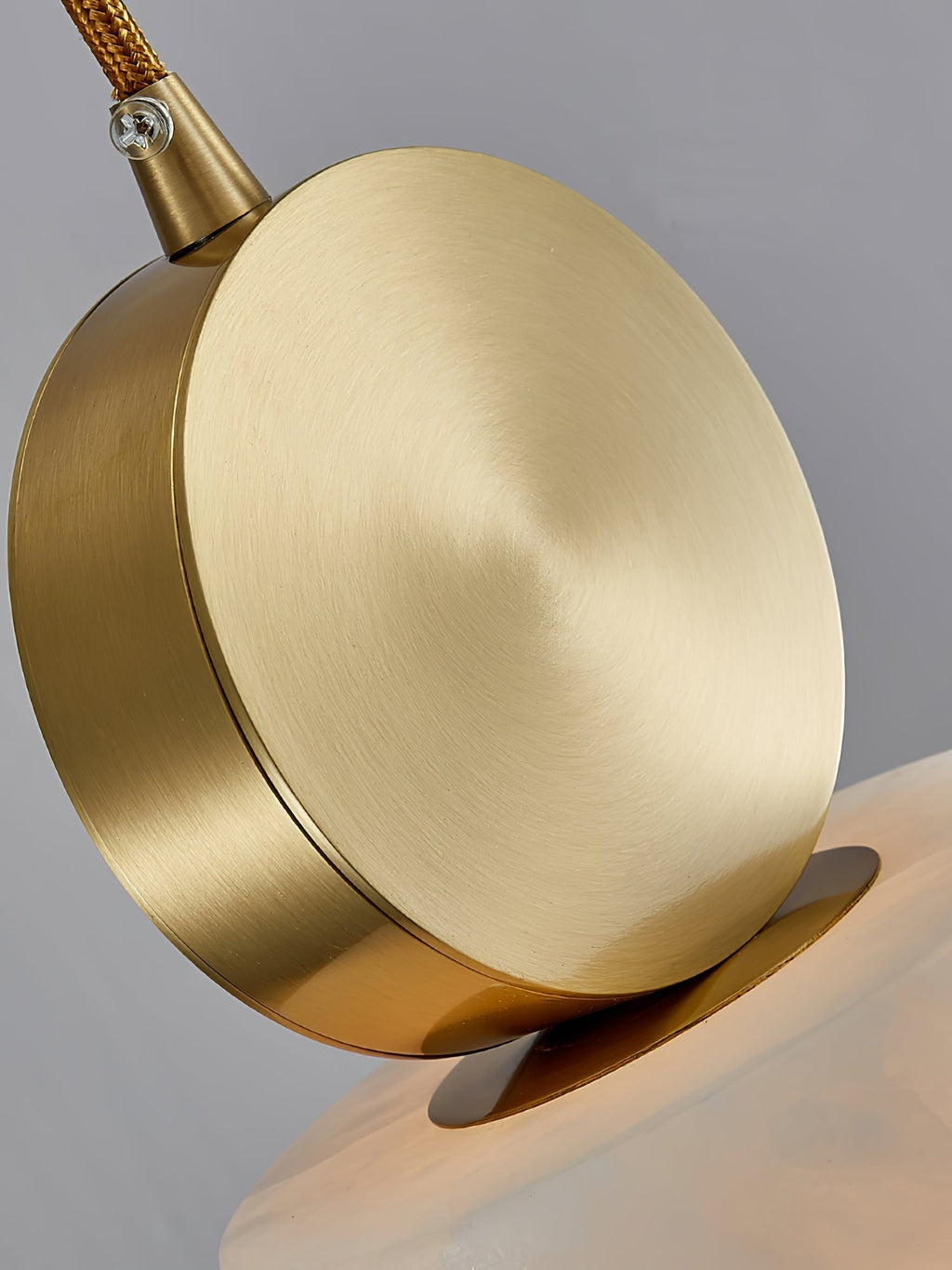 Etruscan Pendant Light Alabaster & Brass | ventumra