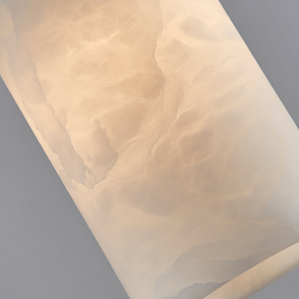 Etruscan Pendant Light Alabaster & Brass | ventumra