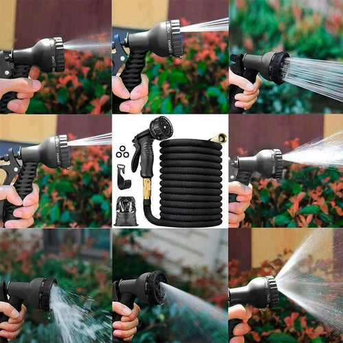 Manguera de jardín extensible de 100 Ft con 8 modos de pulverización | Ventumra