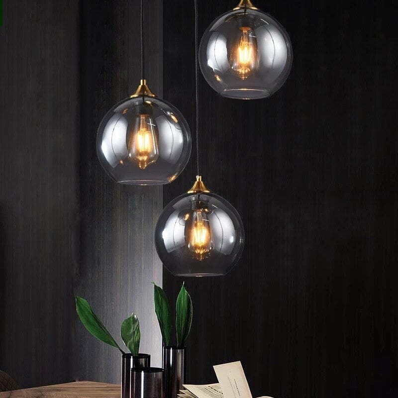 Aurelia Glass Pendant Light | Warm Rustic Modern Glow