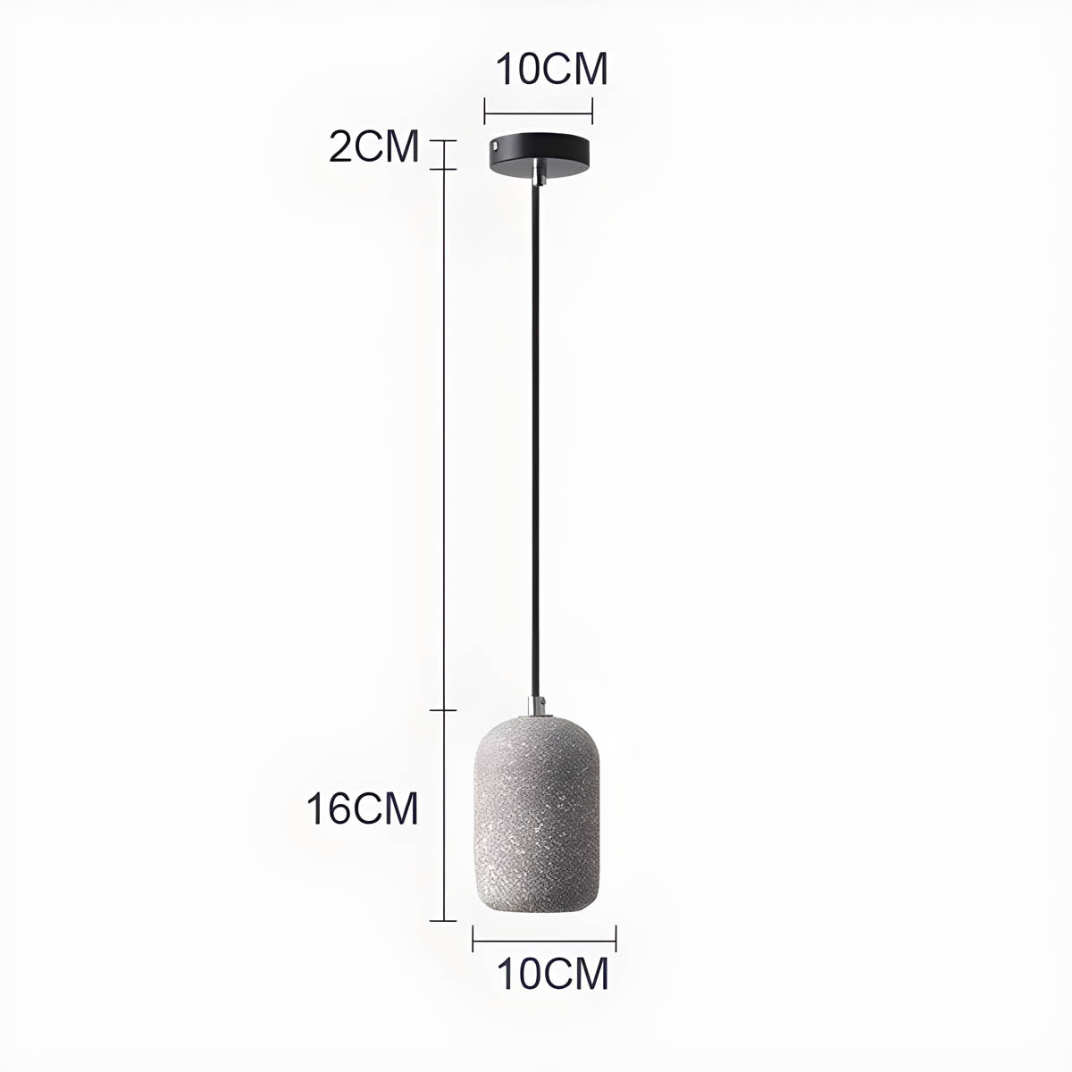 ForgeLine Industrial Pendant Light In Iron Finish For Modern Spaces