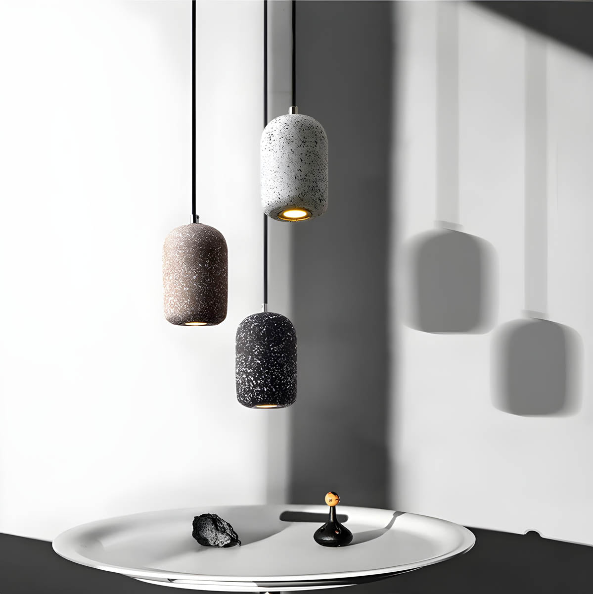 ForgeLine Industrial Pendant Light In Iron Finish For Modern Spaces