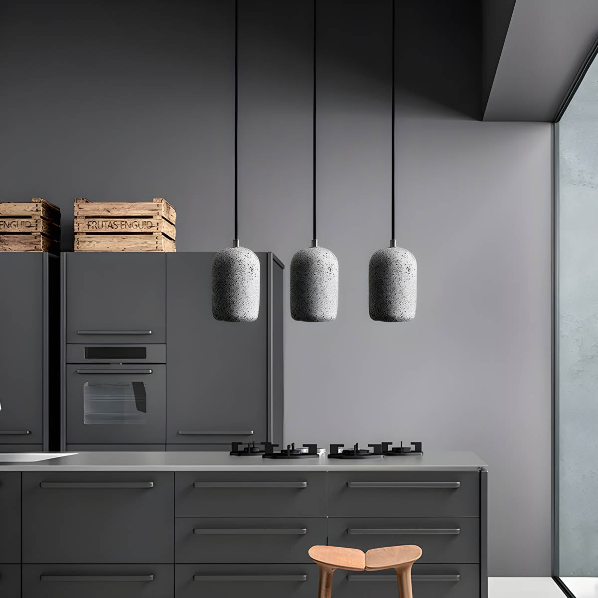 ForgeLine Industrial Pendant Light In Iron Finish For Modern Spaces