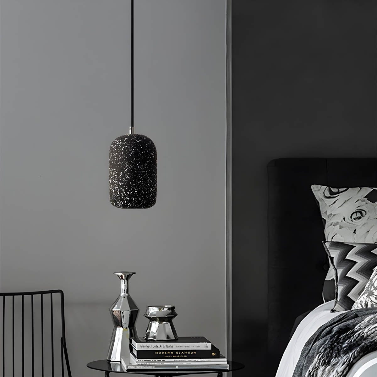 ForgeLine Industrial Pendant Light In Iron Finish For Modern Spaces