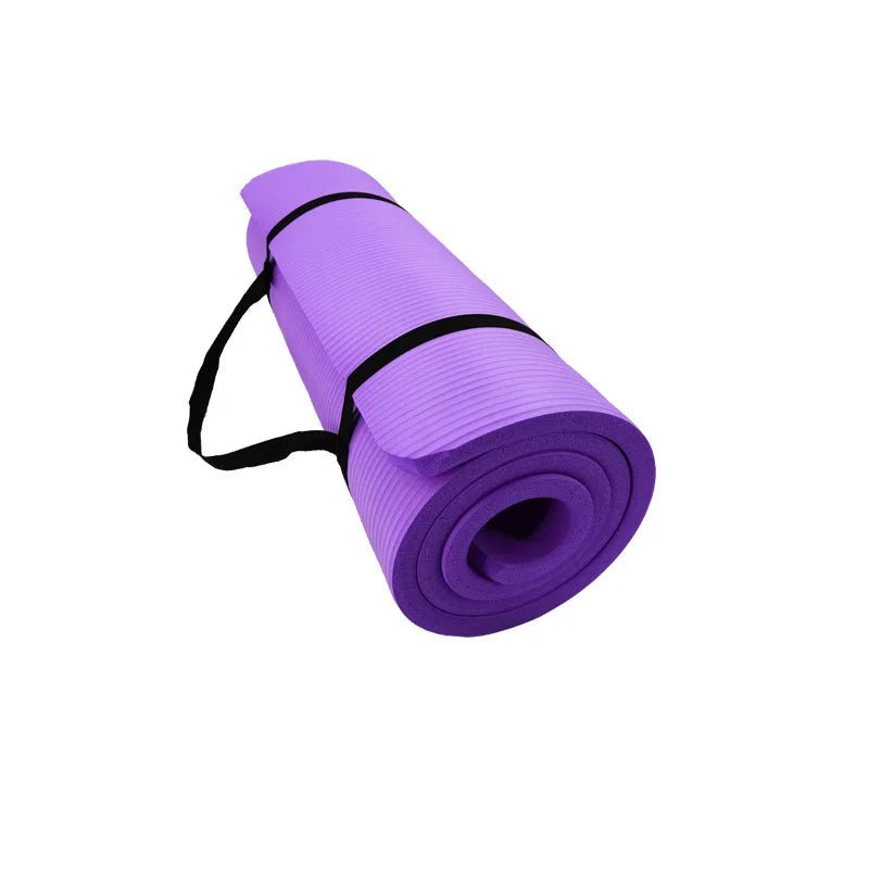 AuroraFlex Non-Slip 185 Cm Exercise Mat — Extra Large Training Surface