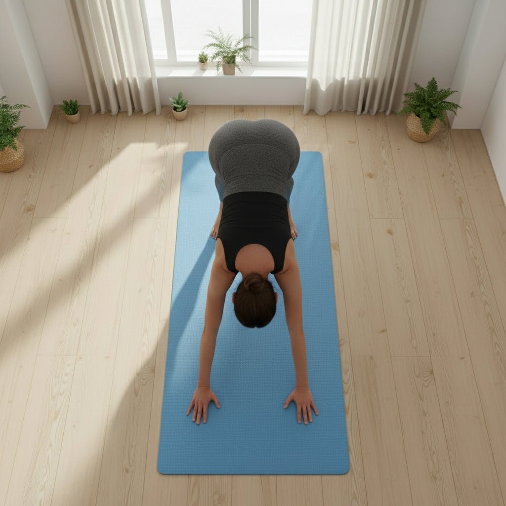 AuroraFlex Non-Slip 185 Cm Exercise Mat — Extra Large Training Surface