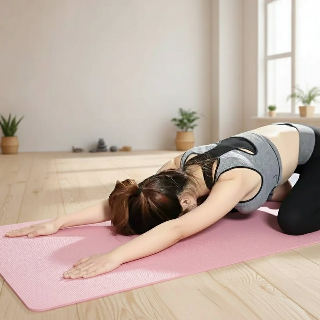 AuroraFlex Non-Slip 185 Cm Exercise Mat — Extra Large Training Surface