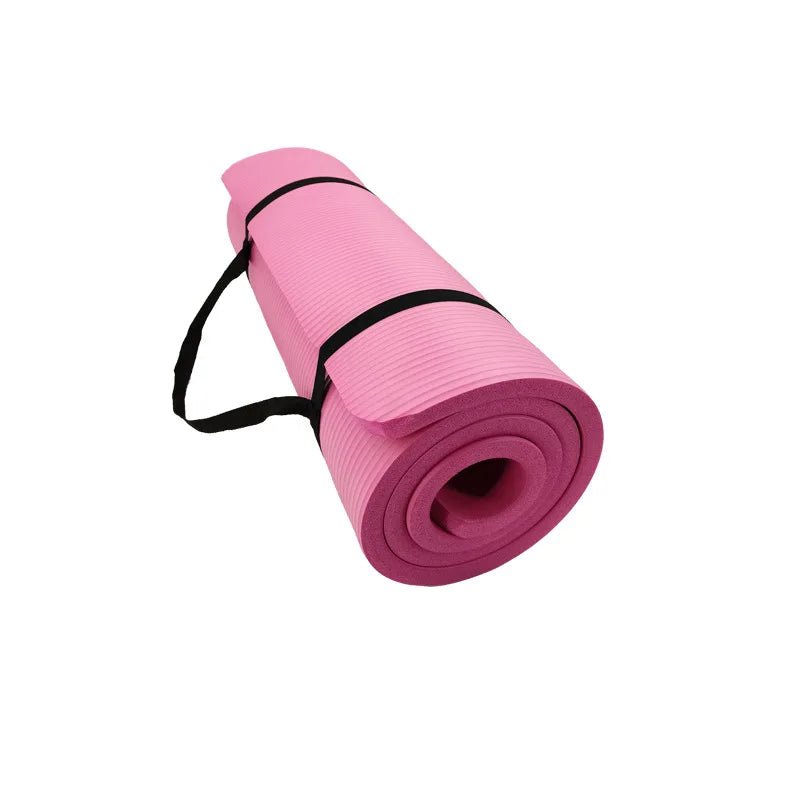 AuroraFlex Non-Slip 185 Cm Exercise Mat — Extra Large Training Surface