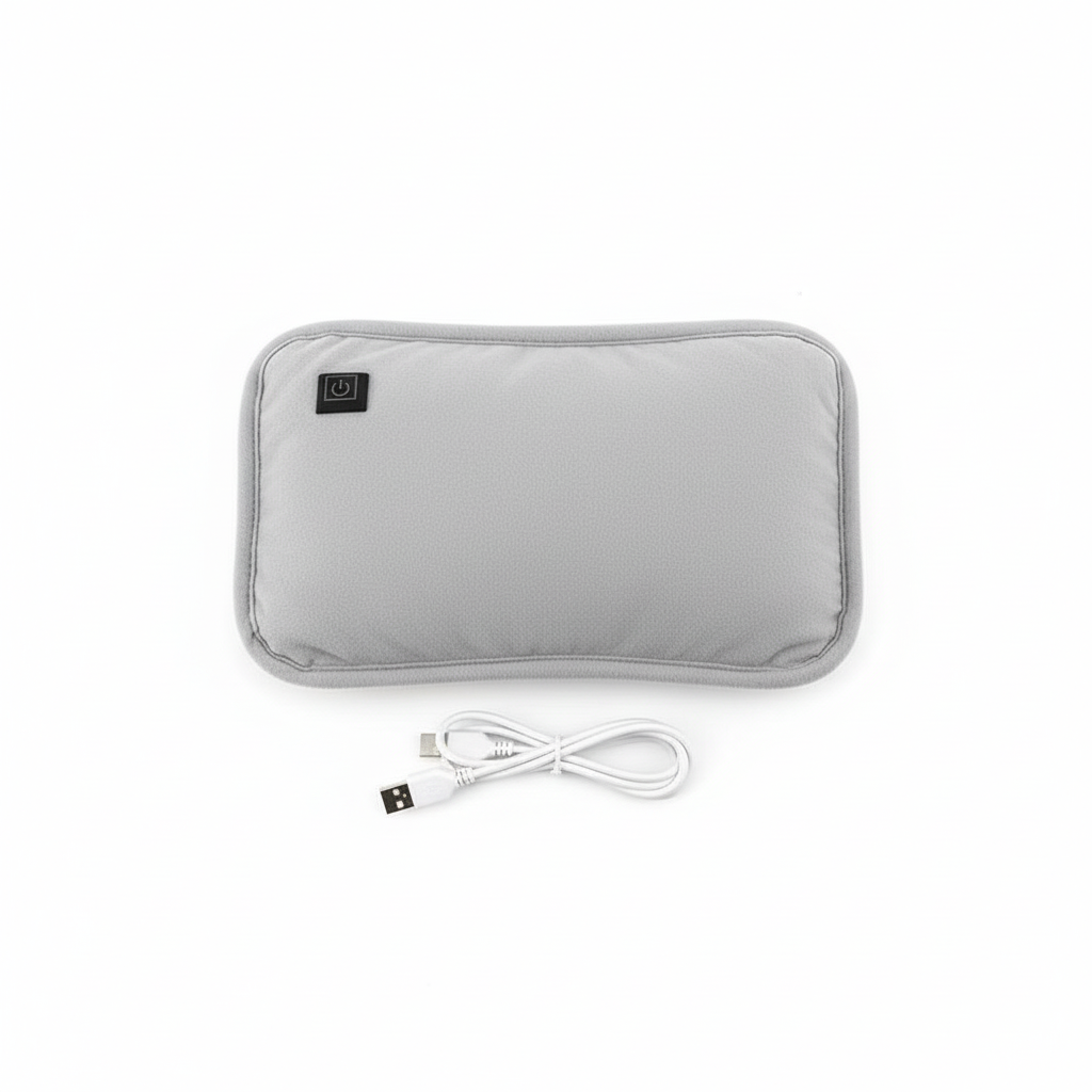 USB-Rechargeable Heating Pad — 3 Heat Settings, Auto Shut-Off