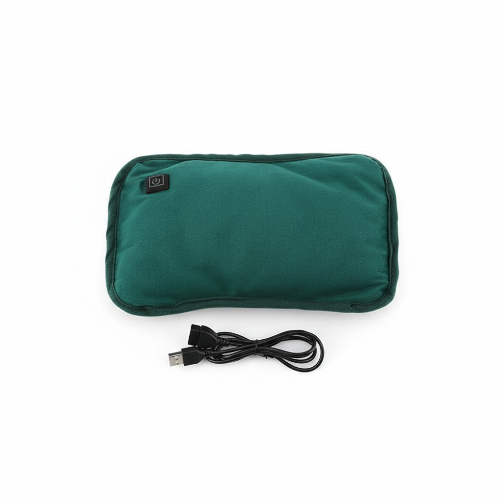 USB-Rechargeable Heating Pad — 3 Heat Settings, Auto Shut-Off
