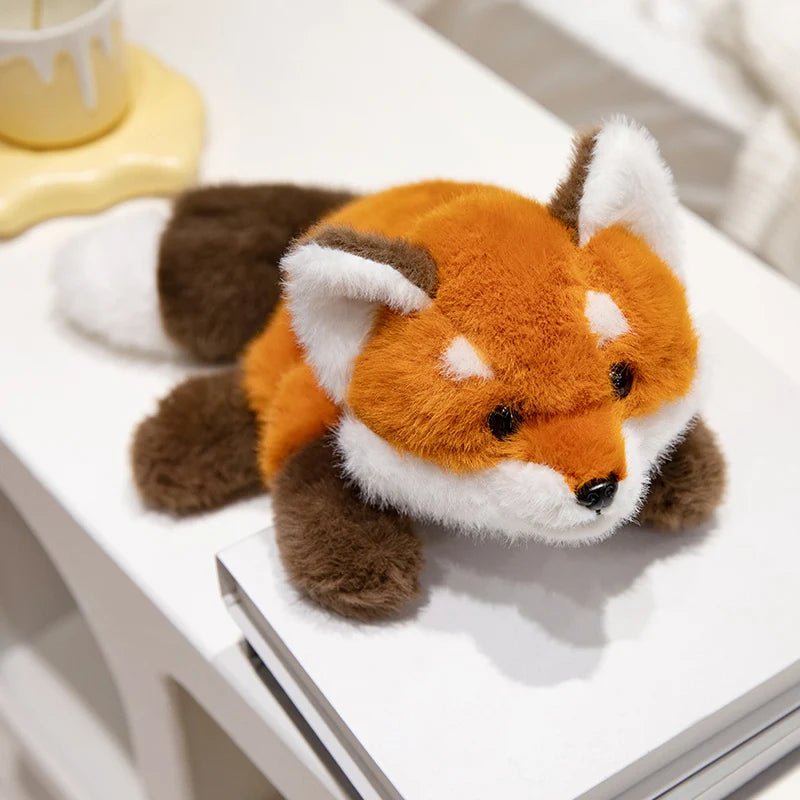 FluffleBuddy zacht vossenknuffeldier — afgerond silhouet, knusse vorm