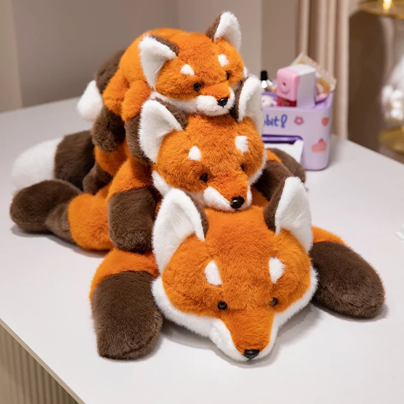 FluffleBuddy zacht vossenknuffeldier — afgerond silhouet, knusse vorm