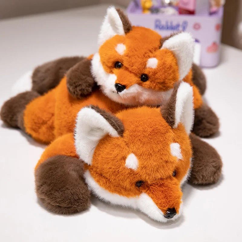 FluffleBuddy zacht vossenknuffeldier — afgerond silhouet, knusse vorm