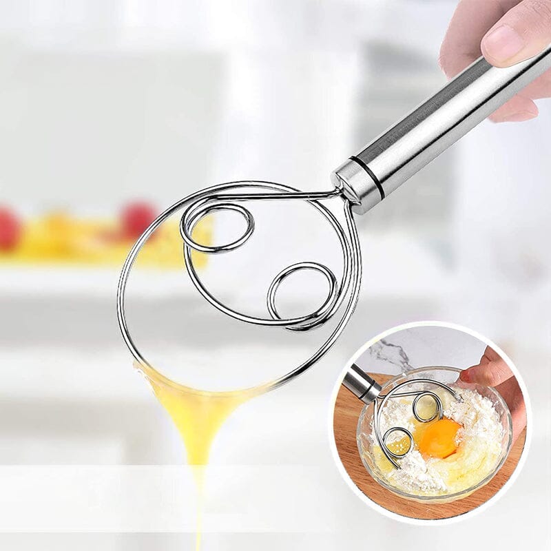 MixMaster Pro Compact Stainless Steel Dough Mixer, Lightweight