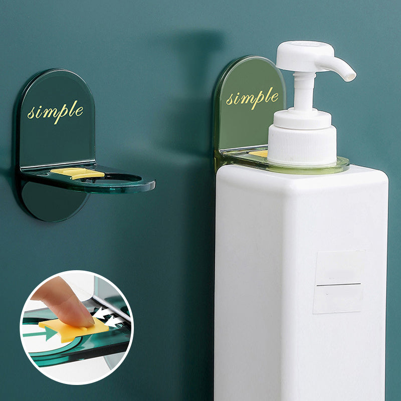 Dispensador de gel de ducha AquaGrip — ahorra espacio, apto para varias botellas