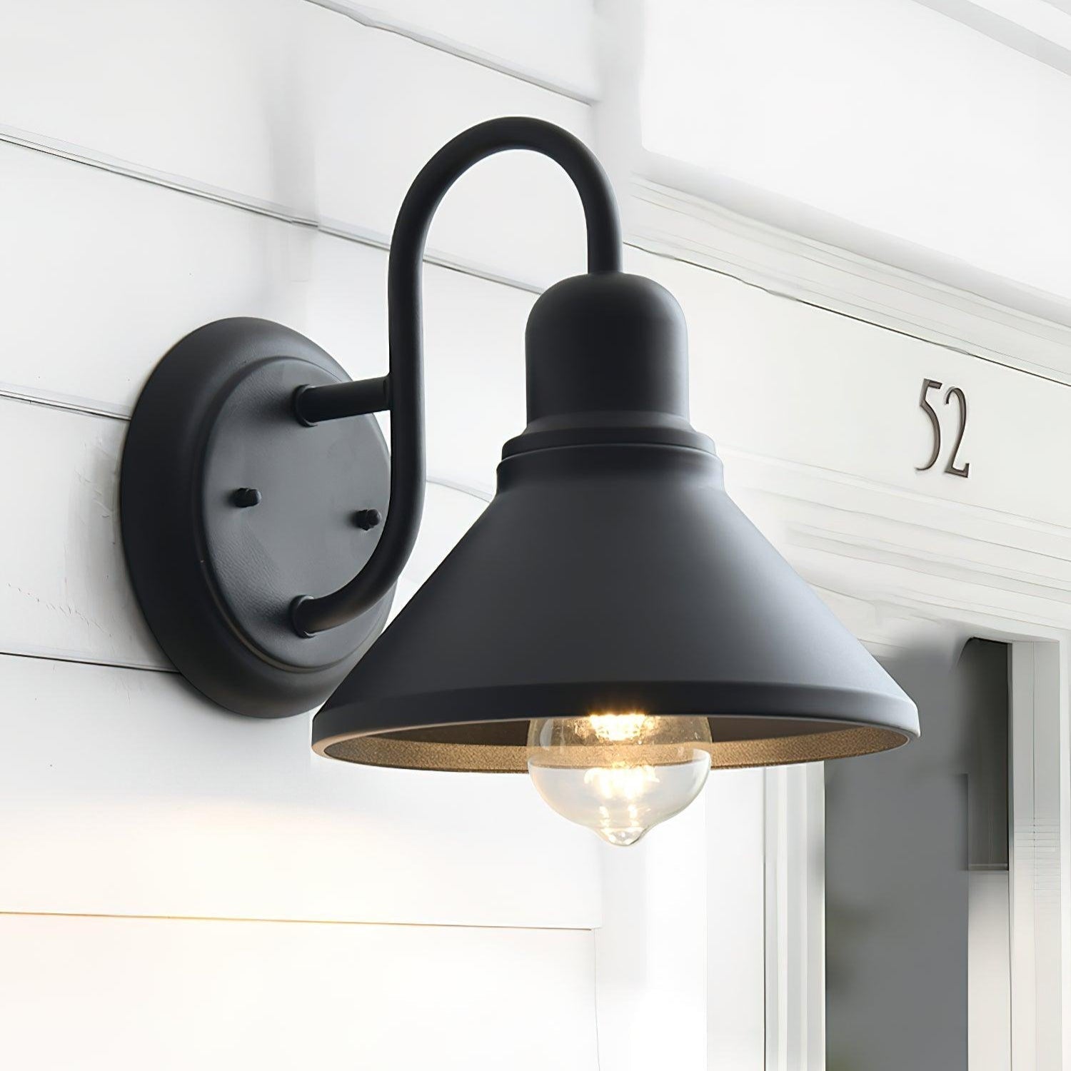 Ray Vintage Cone-shaped Ourdoor Wall Lamp | ventumra
