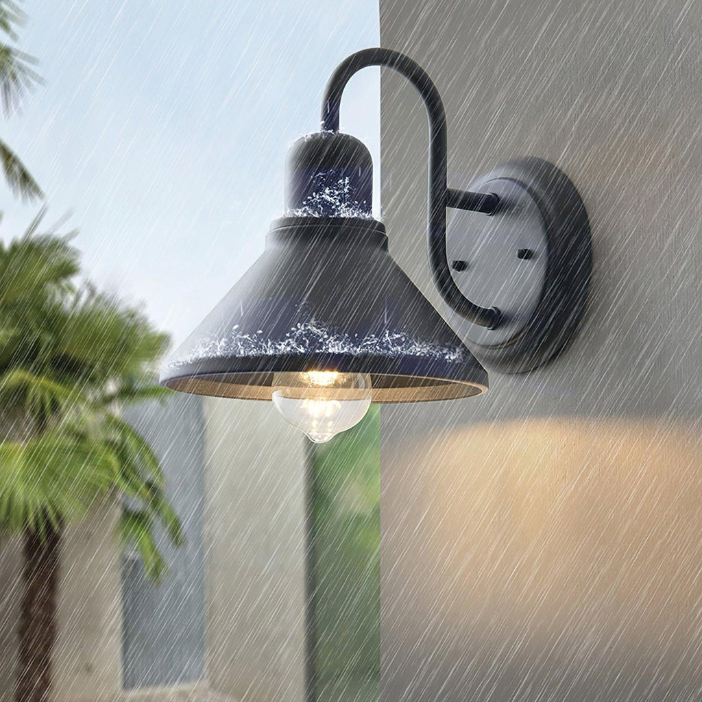 Ray Vintage Cone-shaped Ourdoor Wall Lamp | ventumra