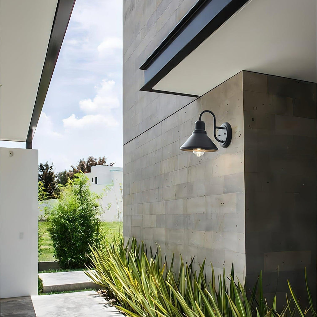 Ray Vintage Cone-shaped Ourdoor Wall Lamp | ventumra