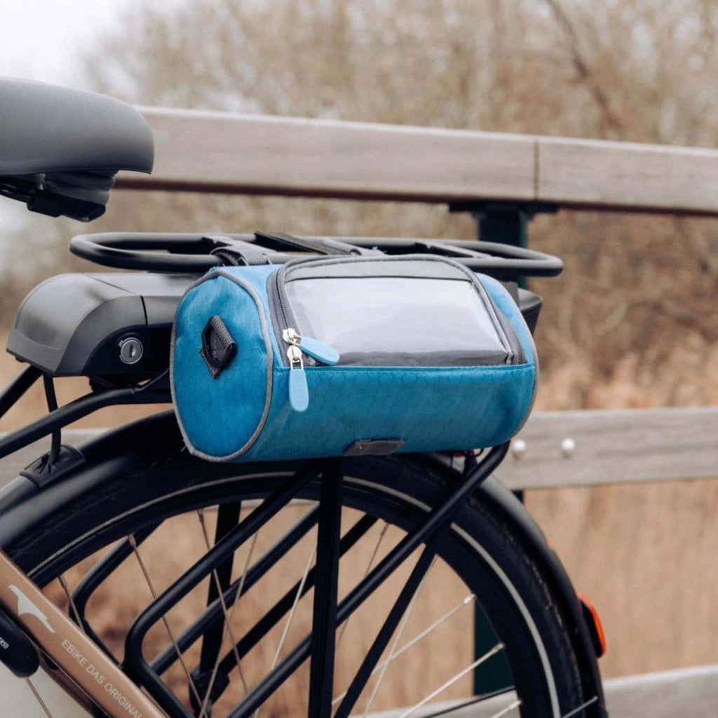 Waterproof Handlebar Bike Bag with Touchscreen Phone Holder