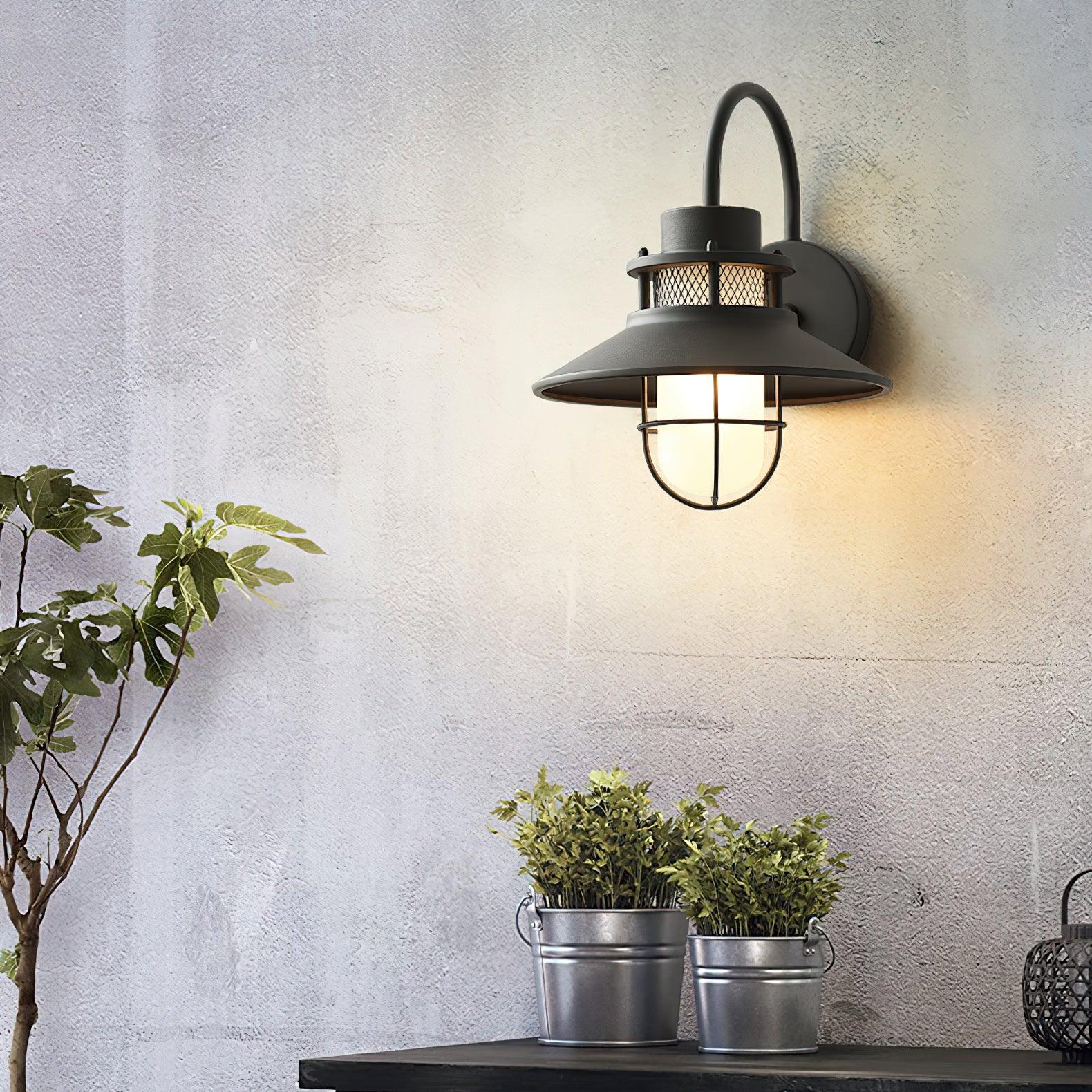 Marcell | Industrial Outdoor Lamp for Covered Patios