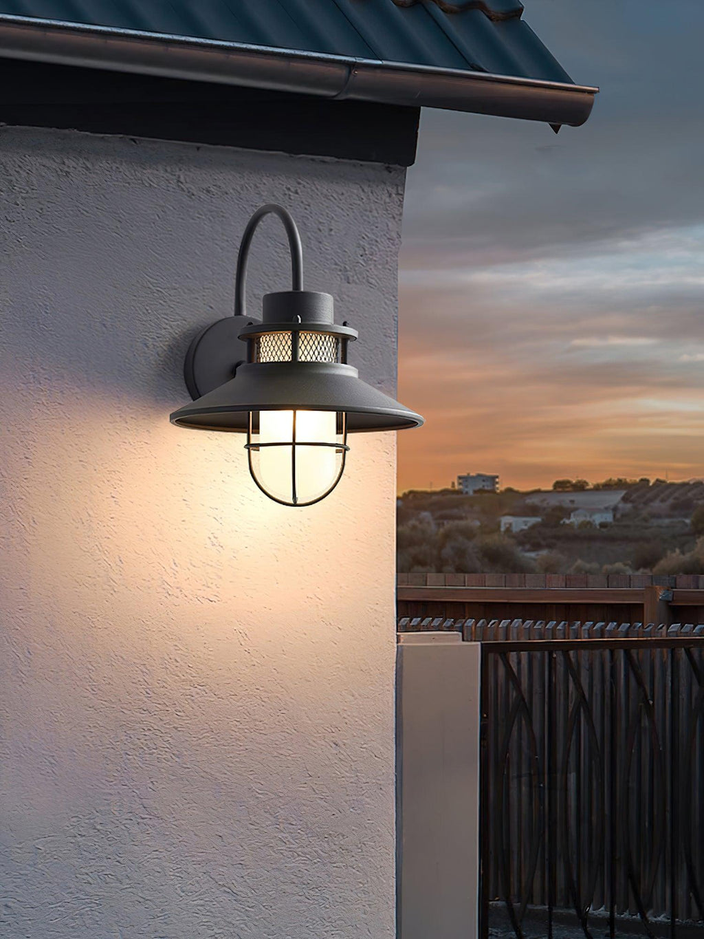 Astrais Outdoor Lamp in Industrial Patio Lighting for Style