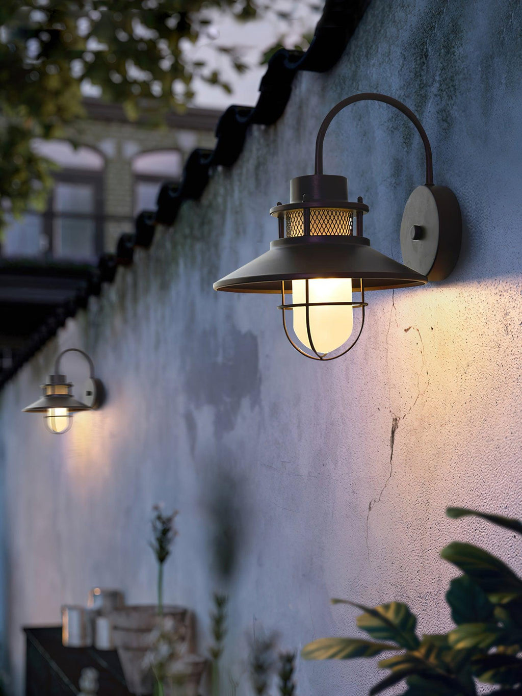 Marcell | Industrial Outdoor Lamp for Covered Patios