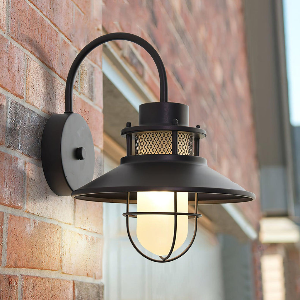 Marcell | Industrial Outdoor Lamp for Covered Patios