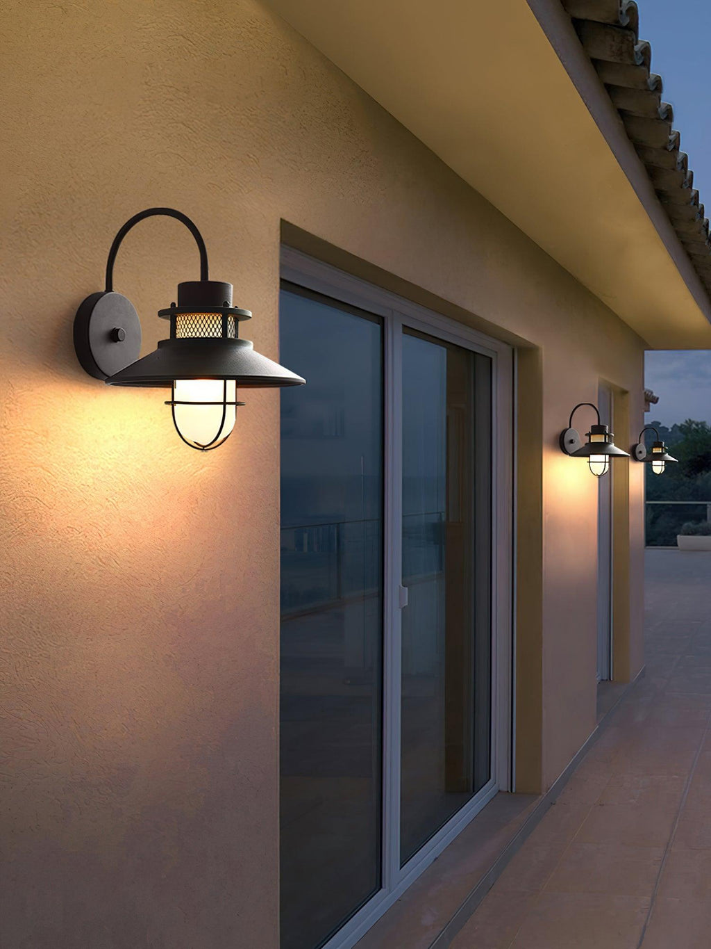 Astrais Outdoor Lamp in Industrial Patio Lighting for Style